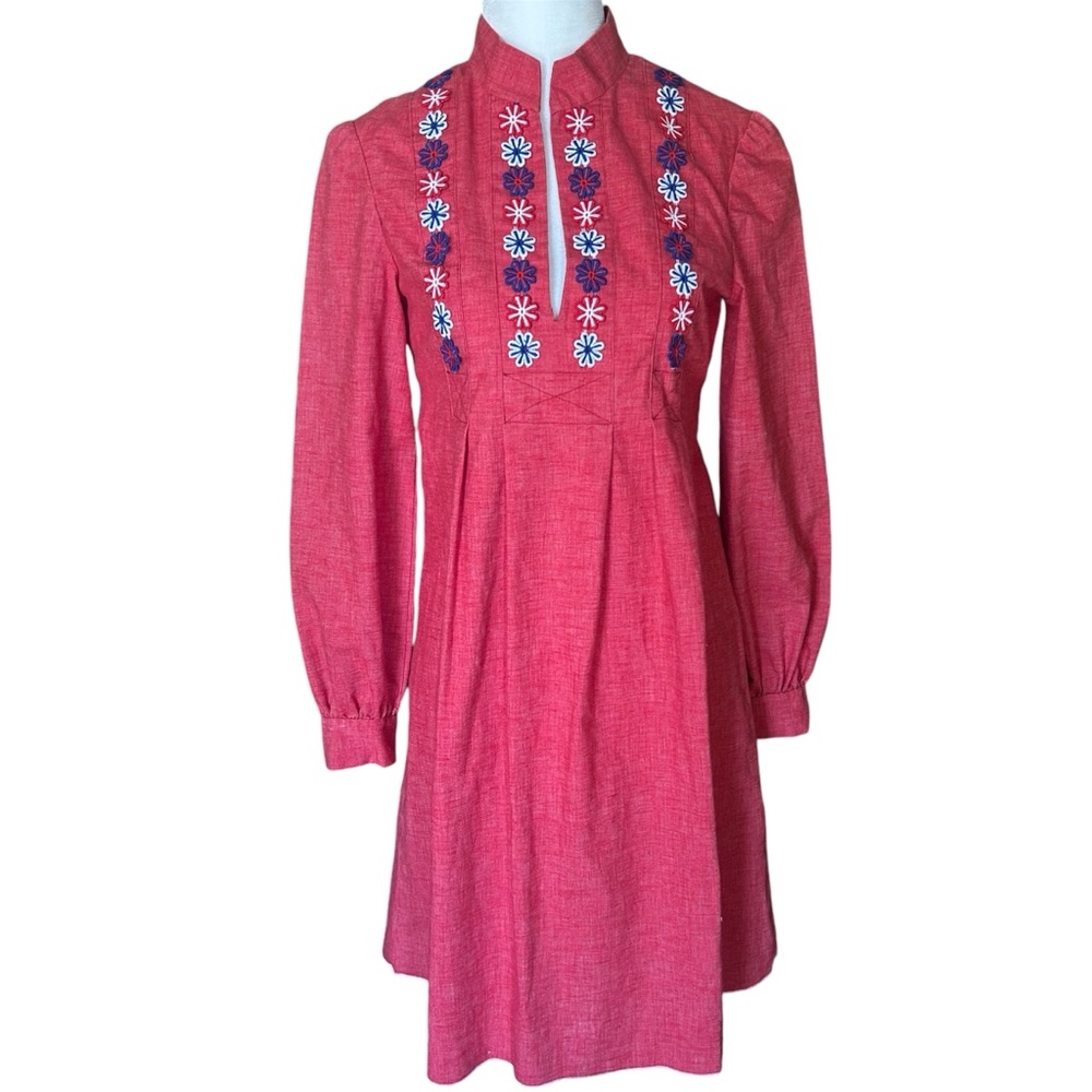 1960’s Handmade Boho Mod Mini-dress